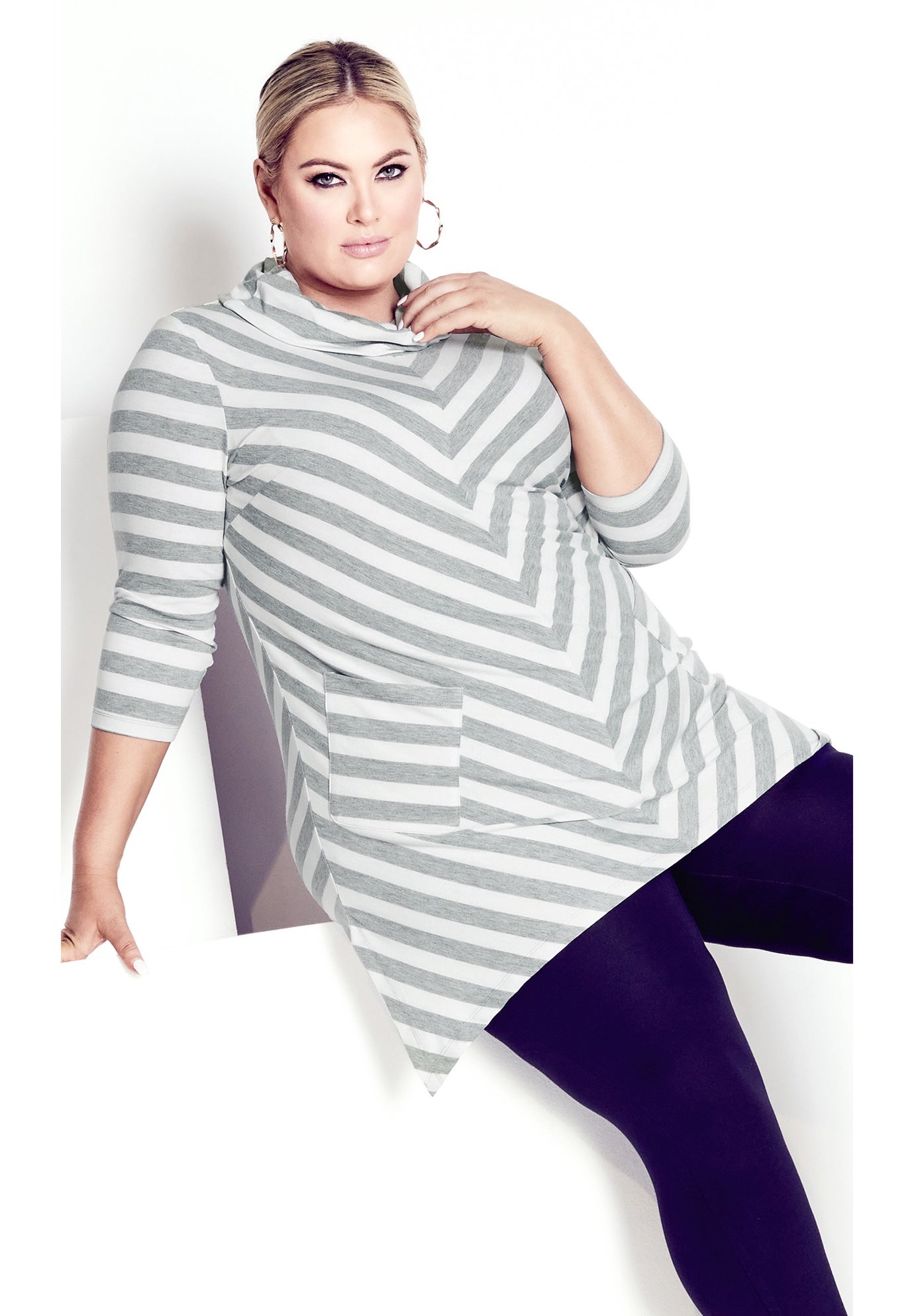 Emily Panel Stripe Tunic image number 0
