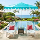9 Ft. Tilt-N-Crank Umbrella With Fringe image number 1