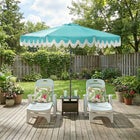 9 Ft. Tilt-N-Crank Umbrella With Fringe image number 2