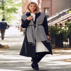 Full Length Wool Blend Coat image number null