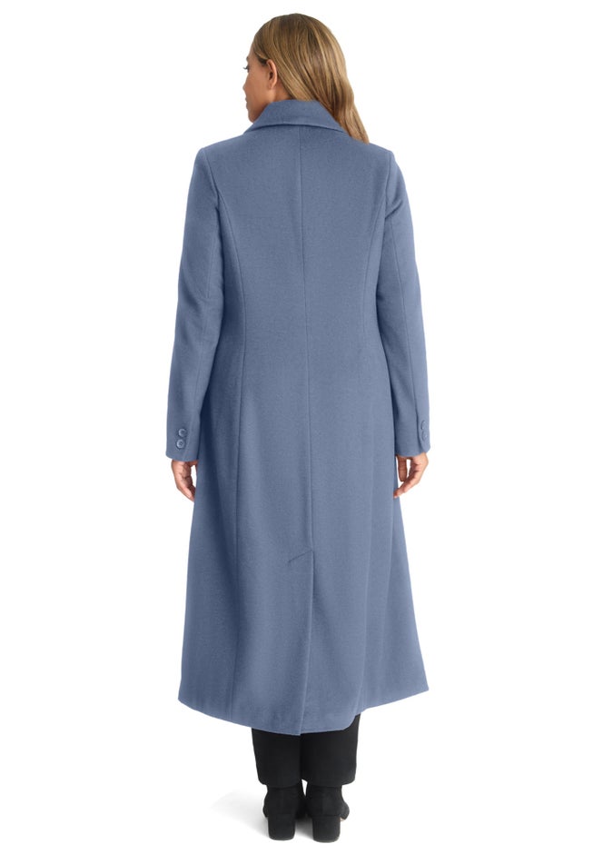 Full Length Wool Blend Coat image number 1