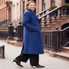 Long Shawl Collar Wool Coat image number 1