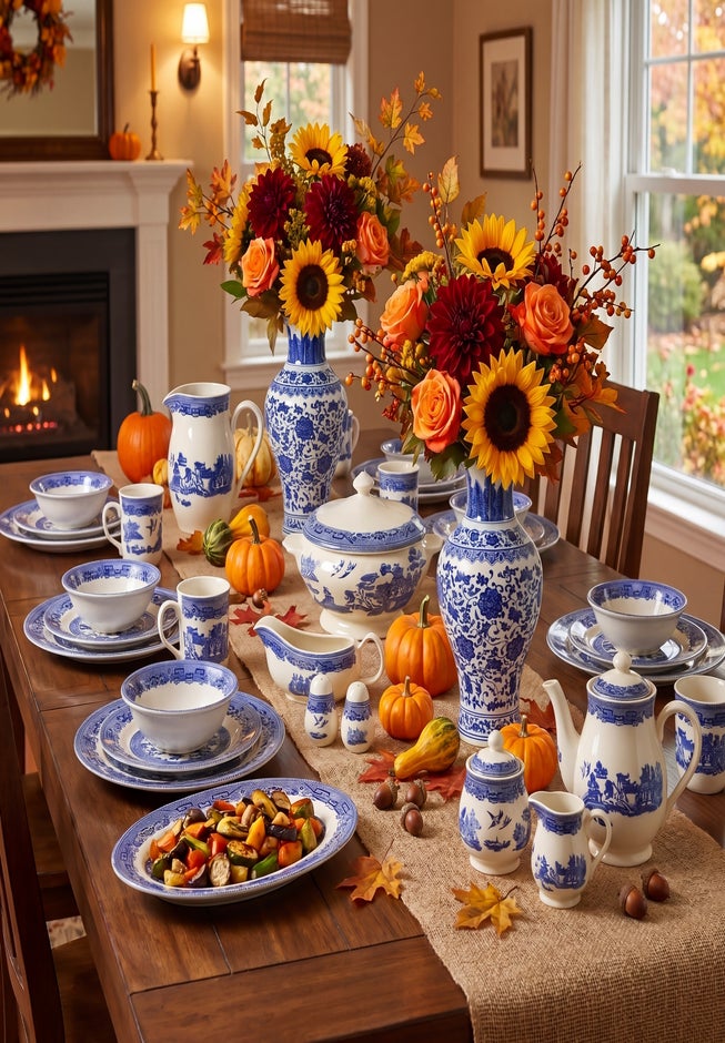 Blue Willow Soup Tureen & Ladle image number 8