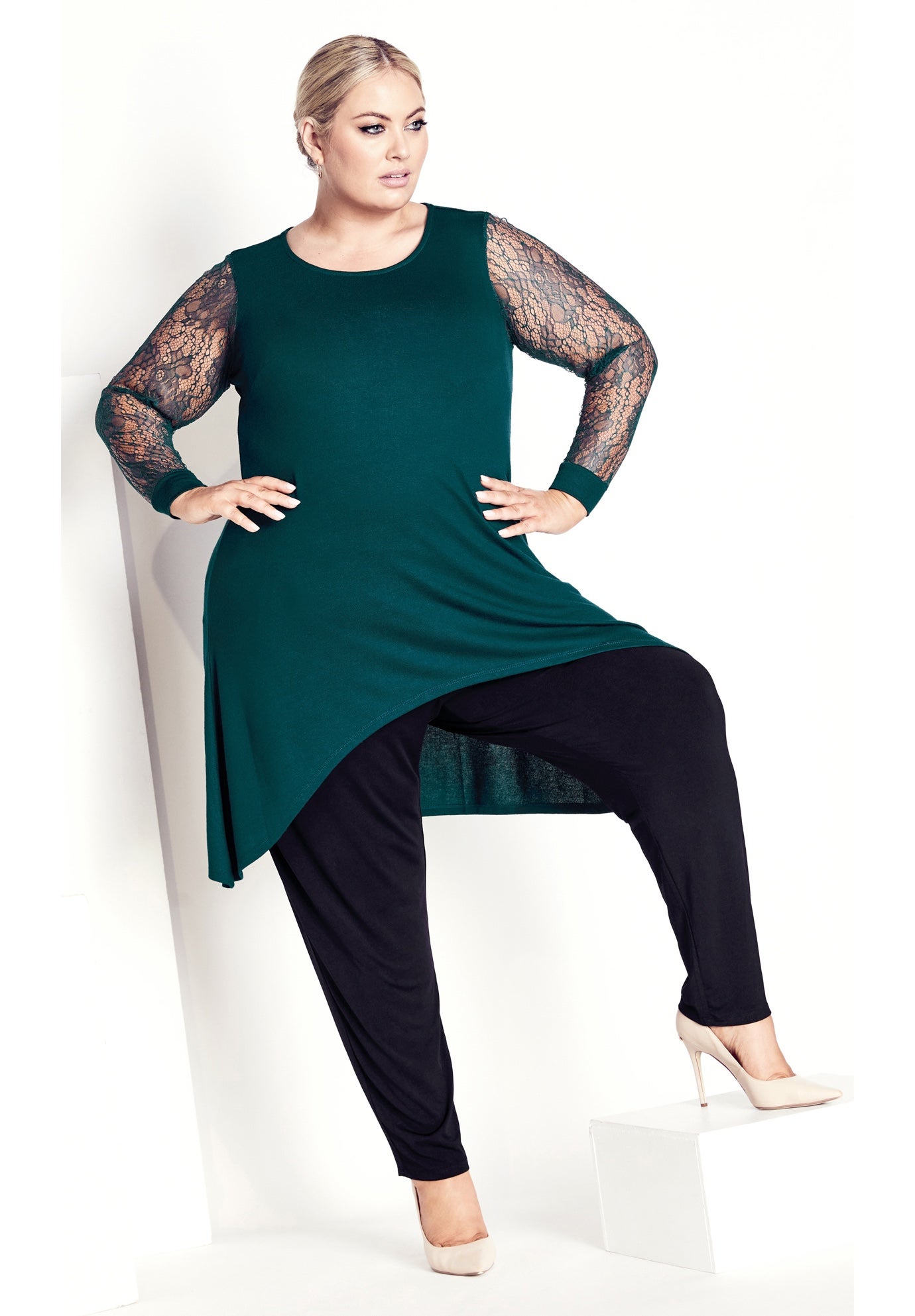 Lacey Sleeve Tunic image number 4