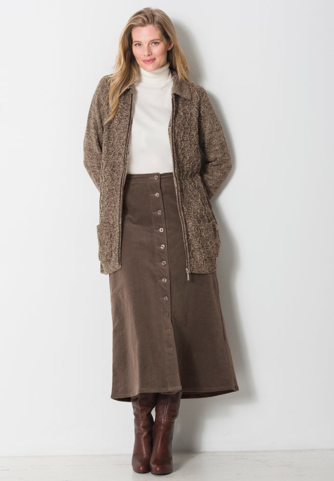 Corduroy skirt image number 3