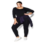 Pull On Ponte Pant image number 0