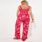 Smocked Crinkle Jumpsuit image number null