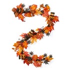 6'L Pre-Lit Pumpkin Garland image number null