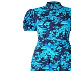 Stretch Knit Mockneck Midi Dress image number 3