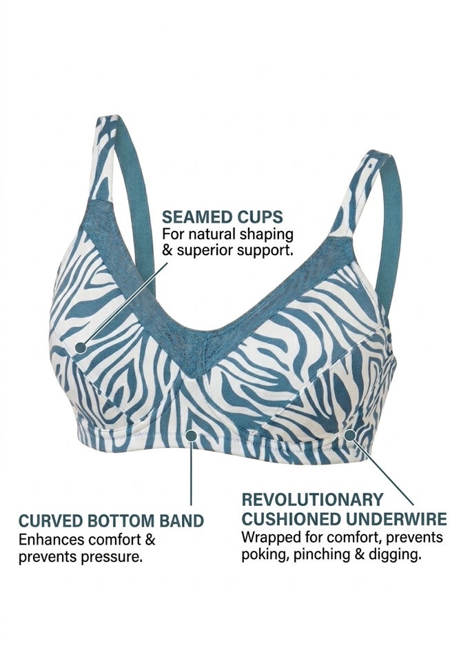 Cushioned Underwire Bra image number 3