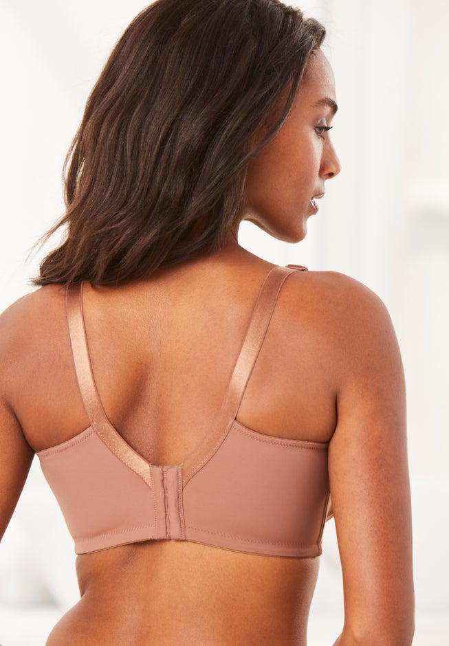 Catherines&reg; Jacquard Polka Dot Wire Free Bra image number 1