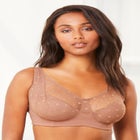 Catherines&reg; Jacquard Polka Dot Wire Free Bra image number null