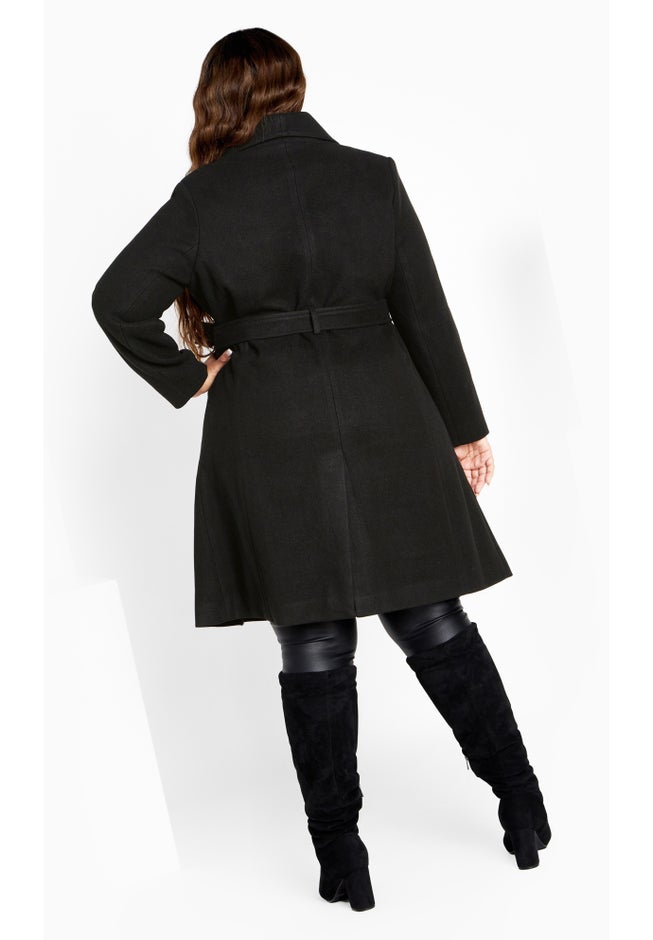Isla Wrap Waist Tie Coat image number 2