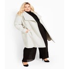 Isla Wrap Waist Tie Coat image number null