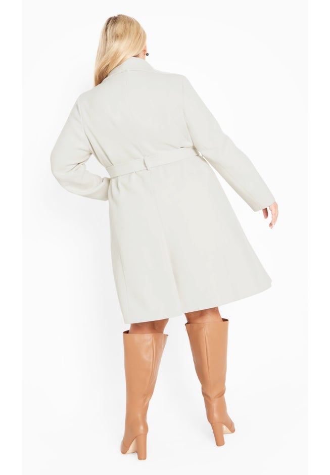 Isla Wrap Waist Tie Coat image number 5