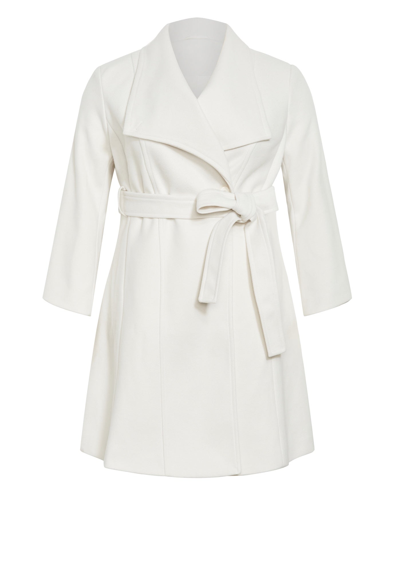 Isla Wrap Waist Tie Coat image number 6