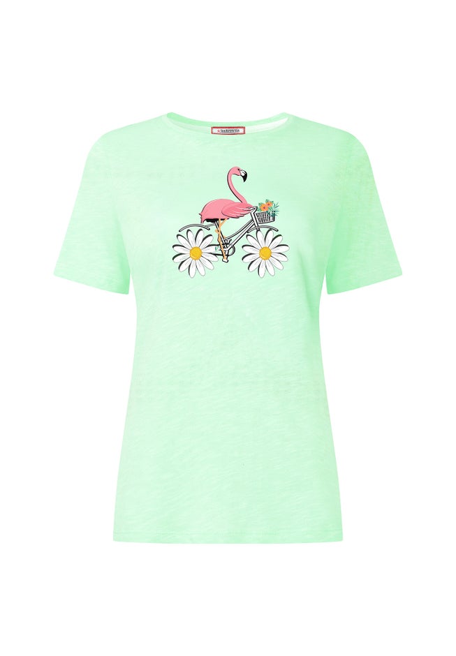 Stretch Cotton Graphic Tee image number 1