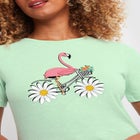 Stretch Cotton Graphic Tee image number null