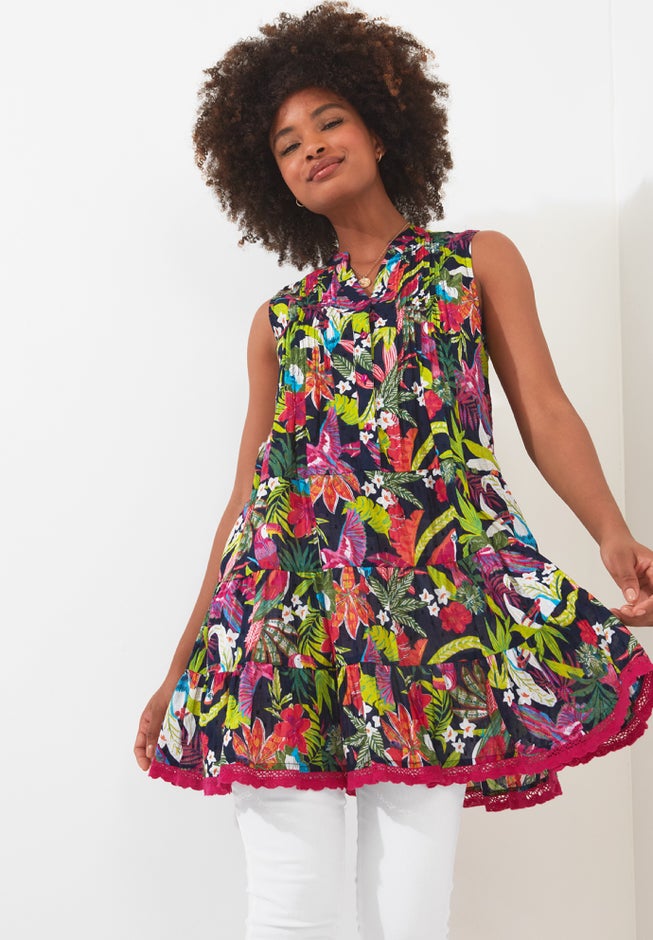 Sleeveless Tiered Tunic image number 0