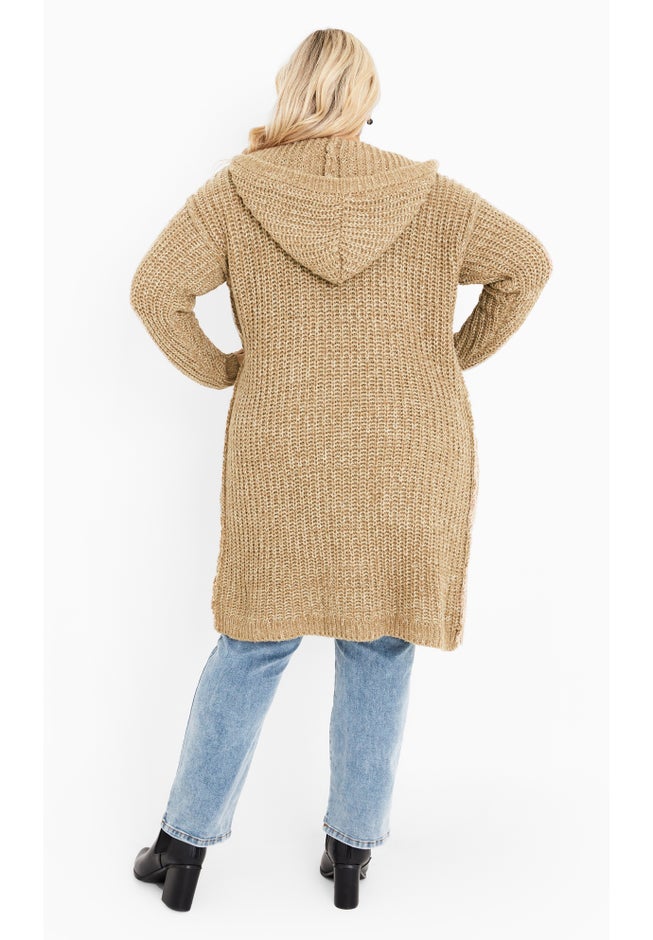 Chelsea Soft Knit Hood Coatigan image number 2