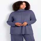 Seamed Mock Neck Tunic image number null