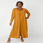 2-Piece Stretch Knit Duster Set image number null