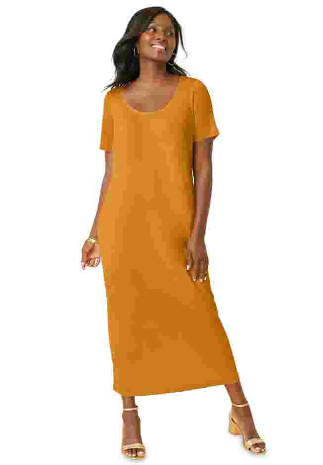 2-Piece Stretch Knit Duster Set image number 1
