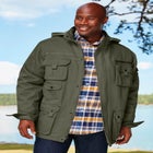 9 Pocket Twill Utility Jacket with Removable Hood image number null