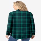 Pintucked Flannel Shirt image number null