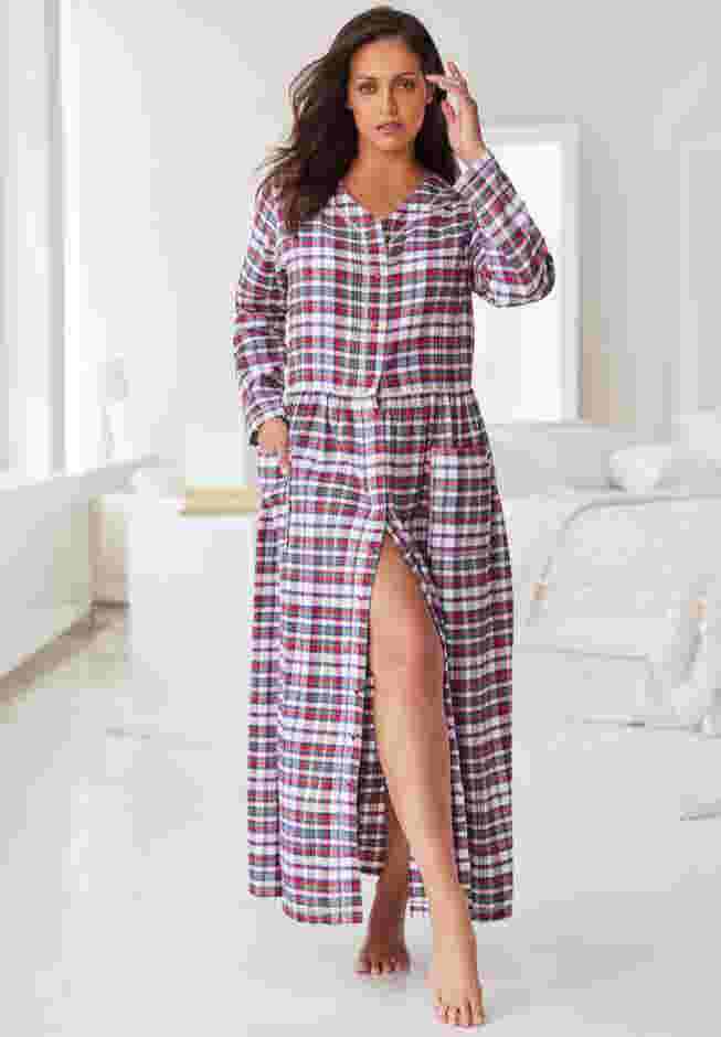 Flannel Plaid Lounger  image number 0