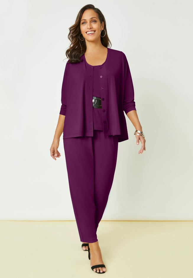 4-Piece Stretch Knit Wardrober image number 0