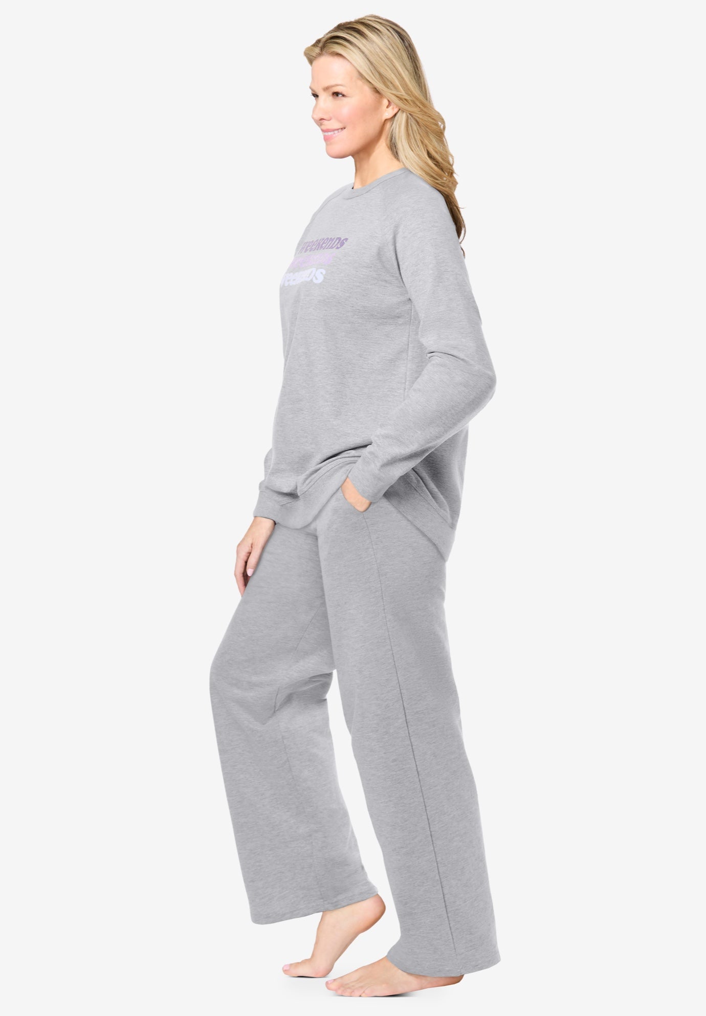 Dreams & Co.® 2-Piece Sweatshirt Set image number 2