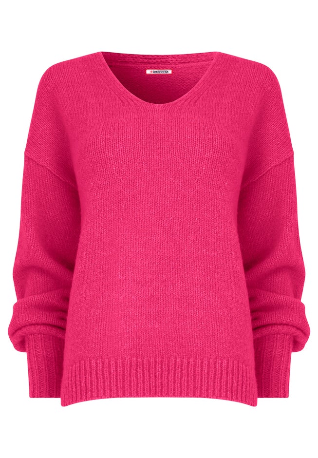 Cozy V-Neck Pullover Sweater image number 3