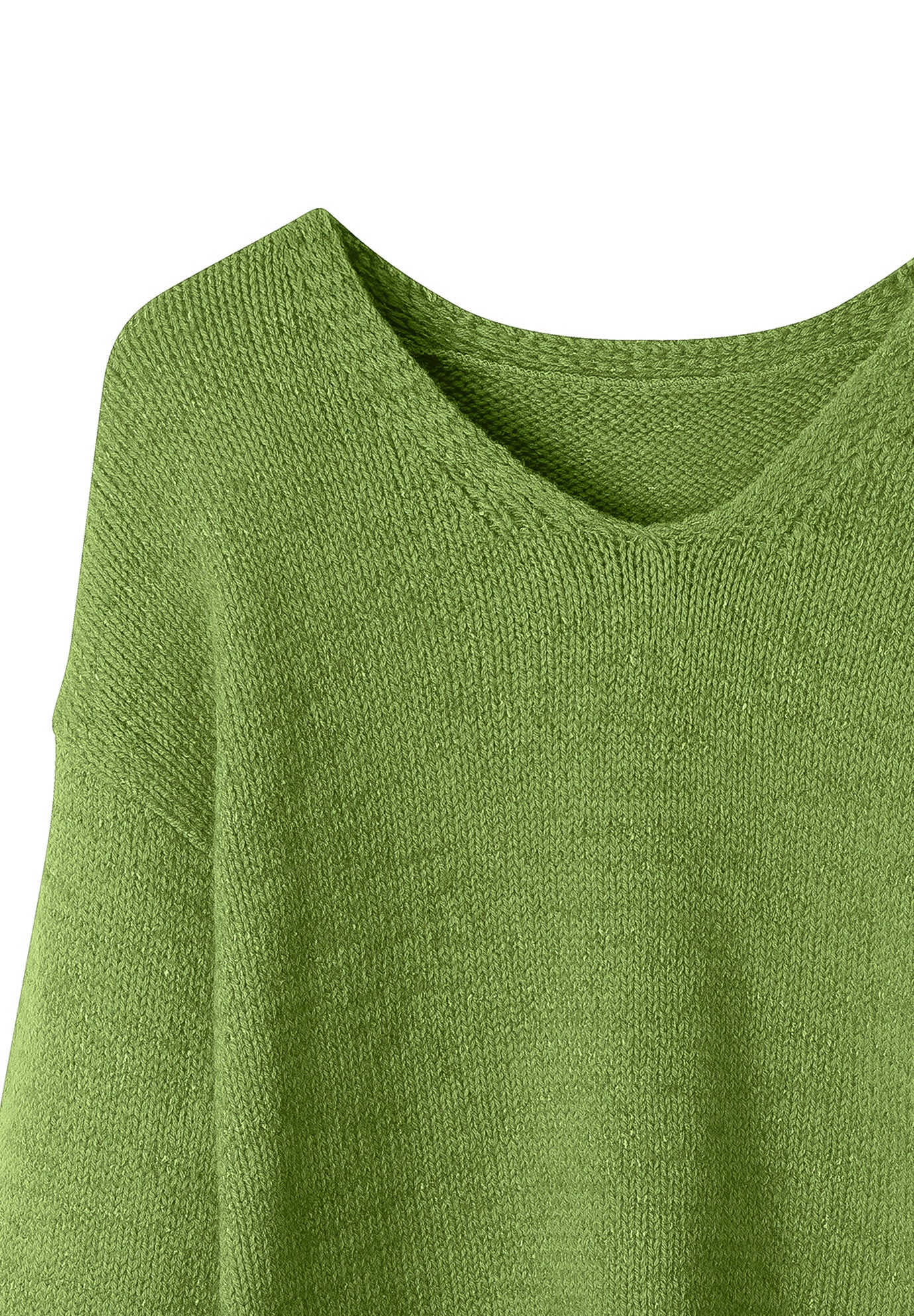 Cozy V-Neck Pullover Sweater image number 3