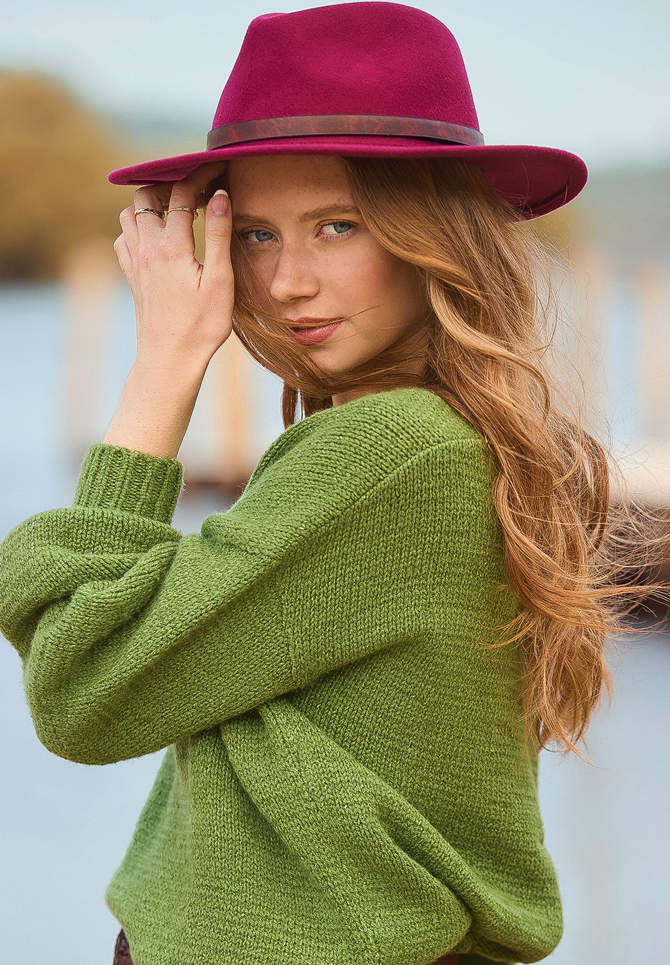 Cozy V-Neck Pullover Sweater image number 6