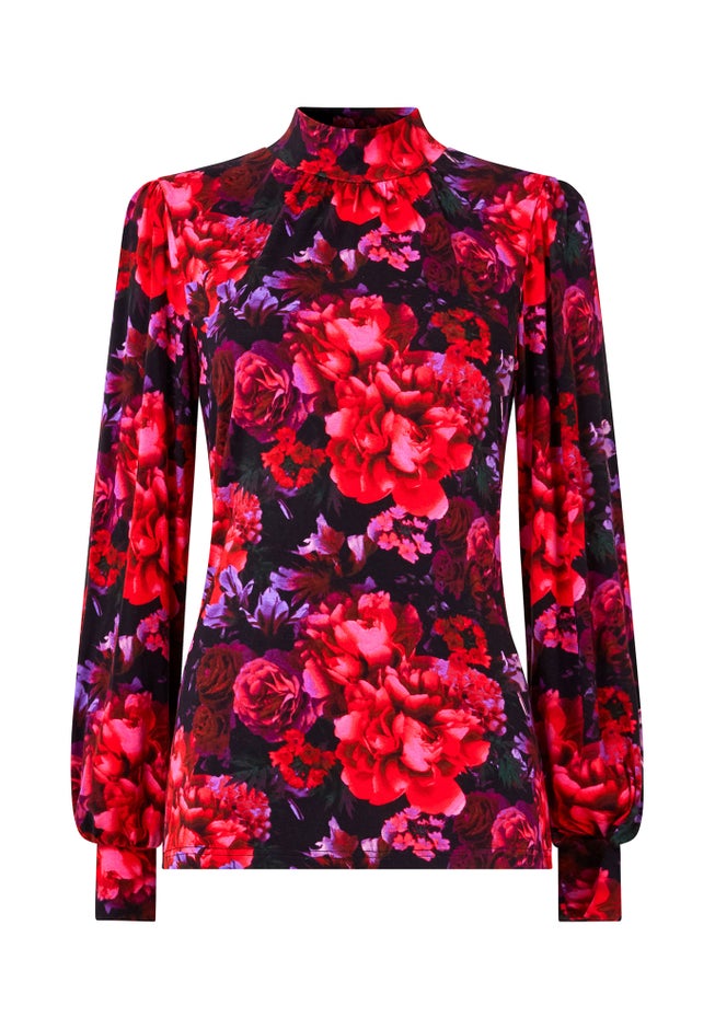 Stretch Knit Mockneck image number 3