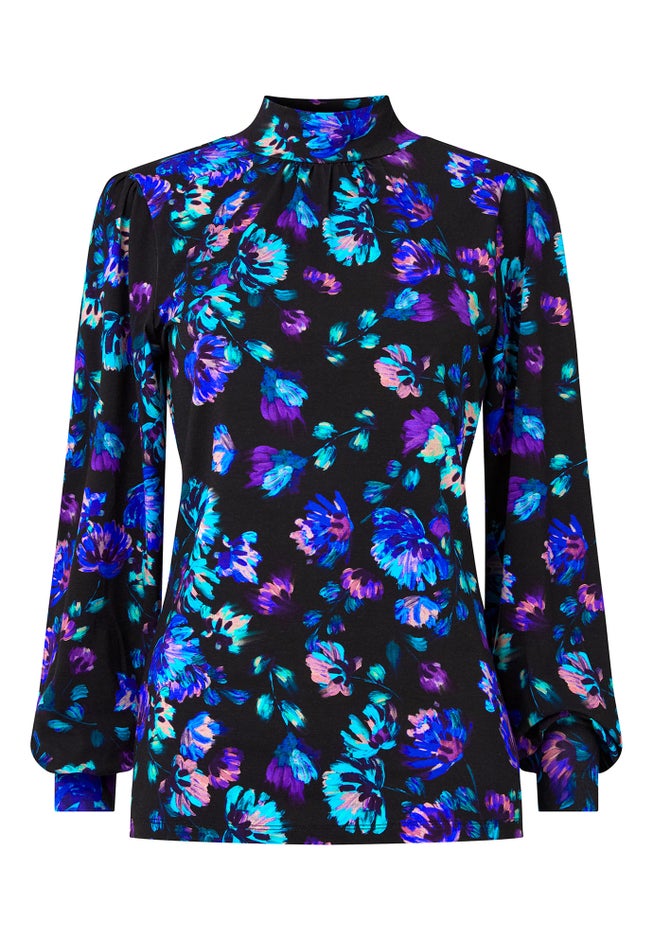 Stretch Knit Mockneck image number 1