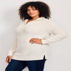 Half-Zip Pullover Sweater image number null
