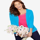 Embroidered Lace Cardigan image number null