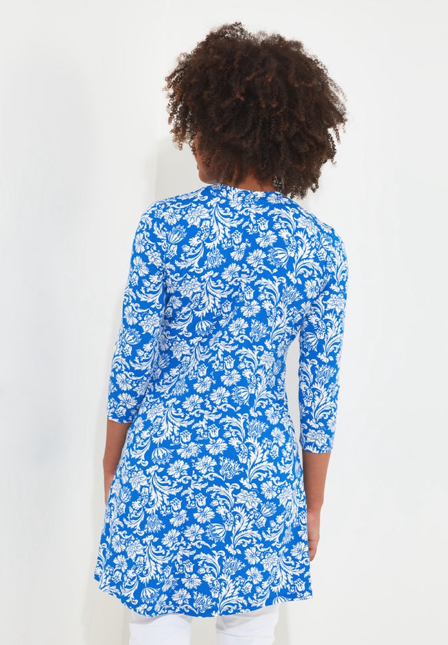 Stretch Knit Asymmetrical Tunic image number 3