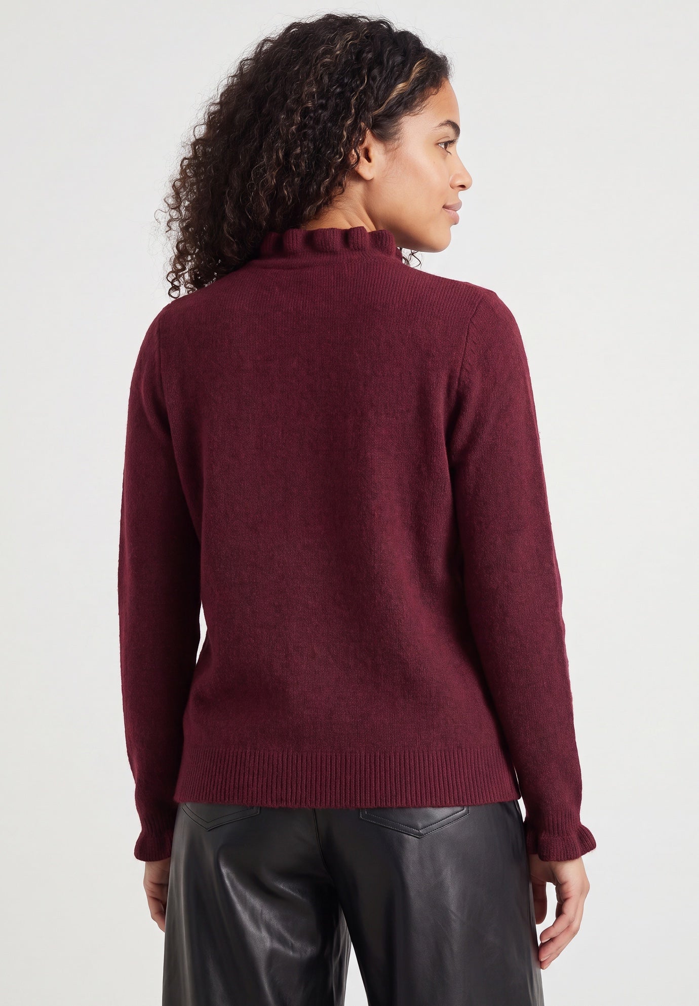 Ruffle Trim Pullover image number 1