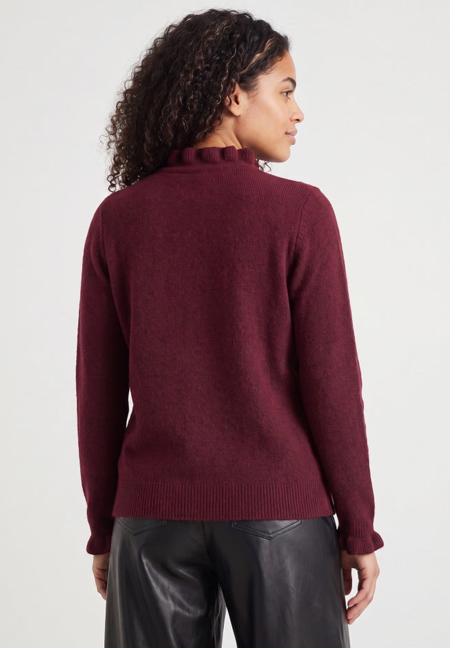 Ruffle Trim Pullover image number 1