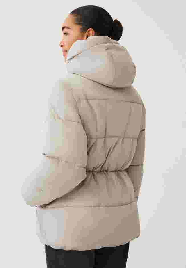 Hooded Drawstring Puffer image number 1