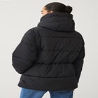 Hooded Drawstring Puffer image number 1