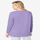 Satin Trim Sleep Tee image number null