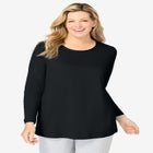 Satin Trim Sleep Tee image number null