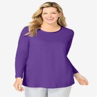 Satin Trim Sleep Tee image number null