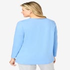 Satin Trim Sleep Tee image number null