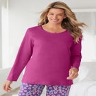 Satin Trim Sleep Tee image number null