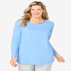 Satin Trim Sleep Tee image number null